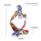 Decorative Table Sculpture | Resin Abstract Thinker