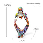 Decorative Table Sculpture | Resin Abstract Thinker