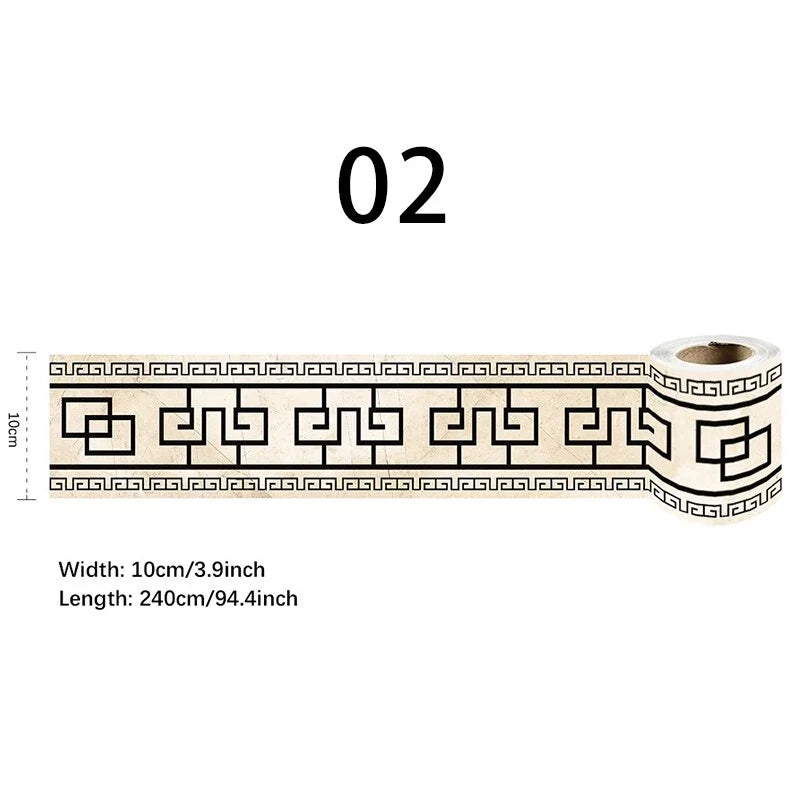 Decorative Wall Tape | Self-Adhesive & Waterproof | 10 x 240 cm