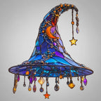 Decorative Witch Hat | Hanging & Playful Halloween Accent | Blue Or Black