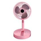 Desk Fan | Foldable Telescopic & USB Rechargeable | Built-In Phone Holder