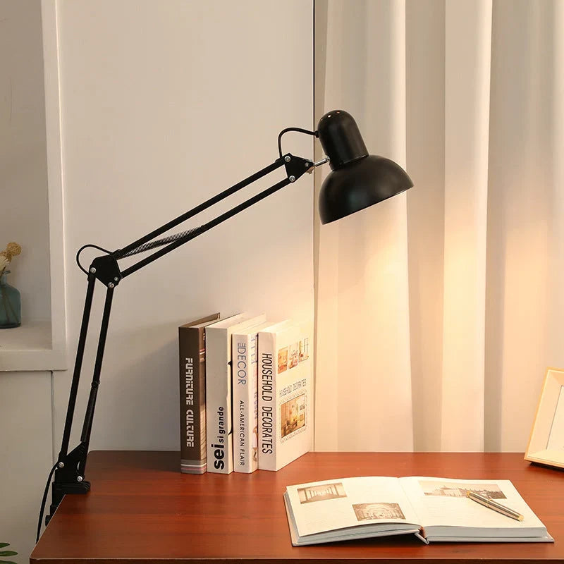Desk Lamp | Adjustable Arm & Clip Base Energy-Efficient LED | Clamp Up To 4.5 cm