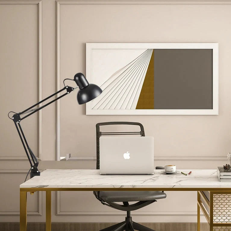 Desk Lamp | Adjustable Arm & Clip Base Energy-Efficient LED | Clamp Up To 4.5 cm
