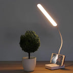 Desk Lamp | Flexible Arm & Dimmable | USB Rechargeable & Plug-In
