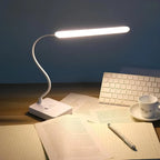 Desk Lamp | Flexible Arm & Dimmable | USB Rechargeable & Plug-In