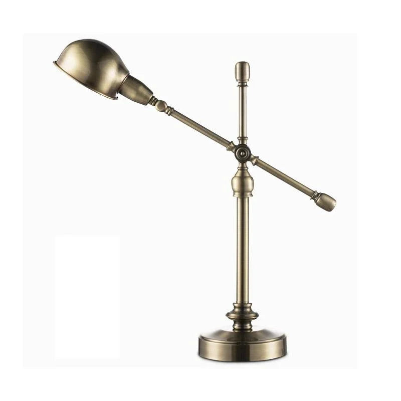 Desk Lamp | Mid-Century Copper Dome & Adjustable Arm