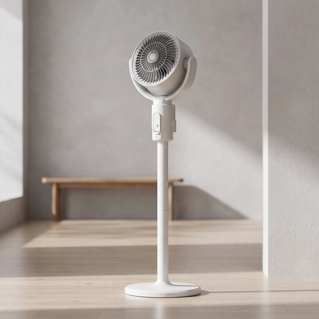 Desk & Pedestal Fan | Height-Adjustable, USB-C & Remote Control