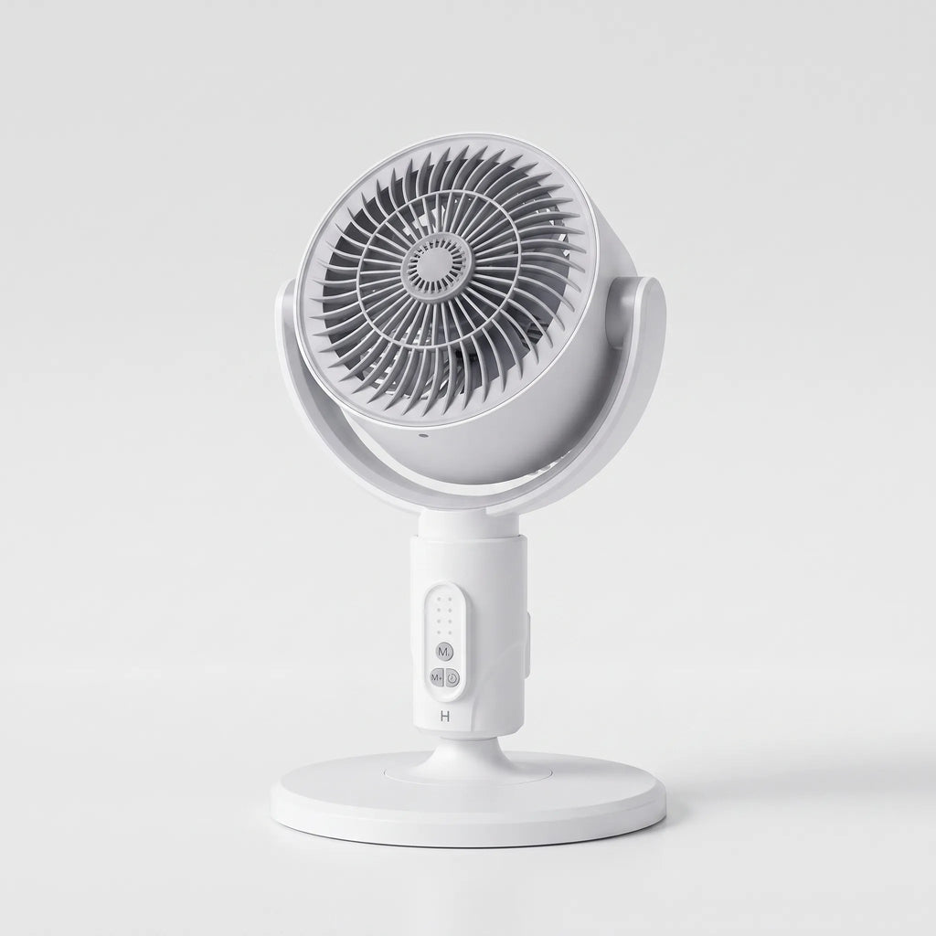 Desk & Pedestal Fan | Height-Adjustable, USB-C & Remote Control