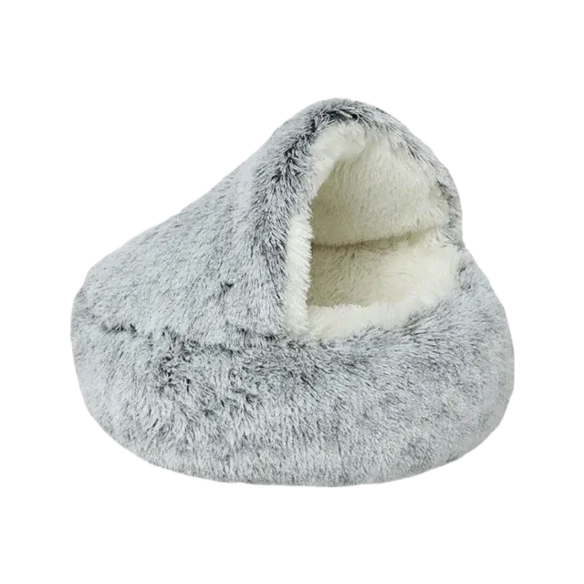 Dog & Cat Bed | Deluxe Plush, Non-Slip & Removable Machine-Washable Cover