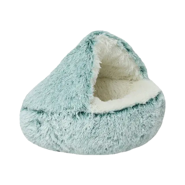 Dog & Cat Bed | Deluxe Plush, Non-Slip & Removable Machine-Washable Cover
