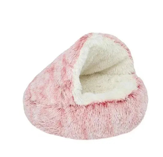Dog & Cat Bed | Deluxe Plush, Non-Slip & Removable Machine-Washable Cover
