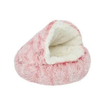 Dog & Cat Bed | Deluxe Plush, Non-Slip & Removable Machine-Washable Cover