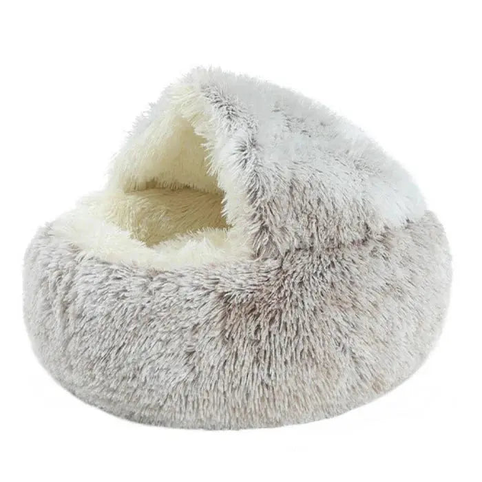 Dog & Cat Bed | Deluxe Plush, Non-Slip & Removable Machine-Washable Cover