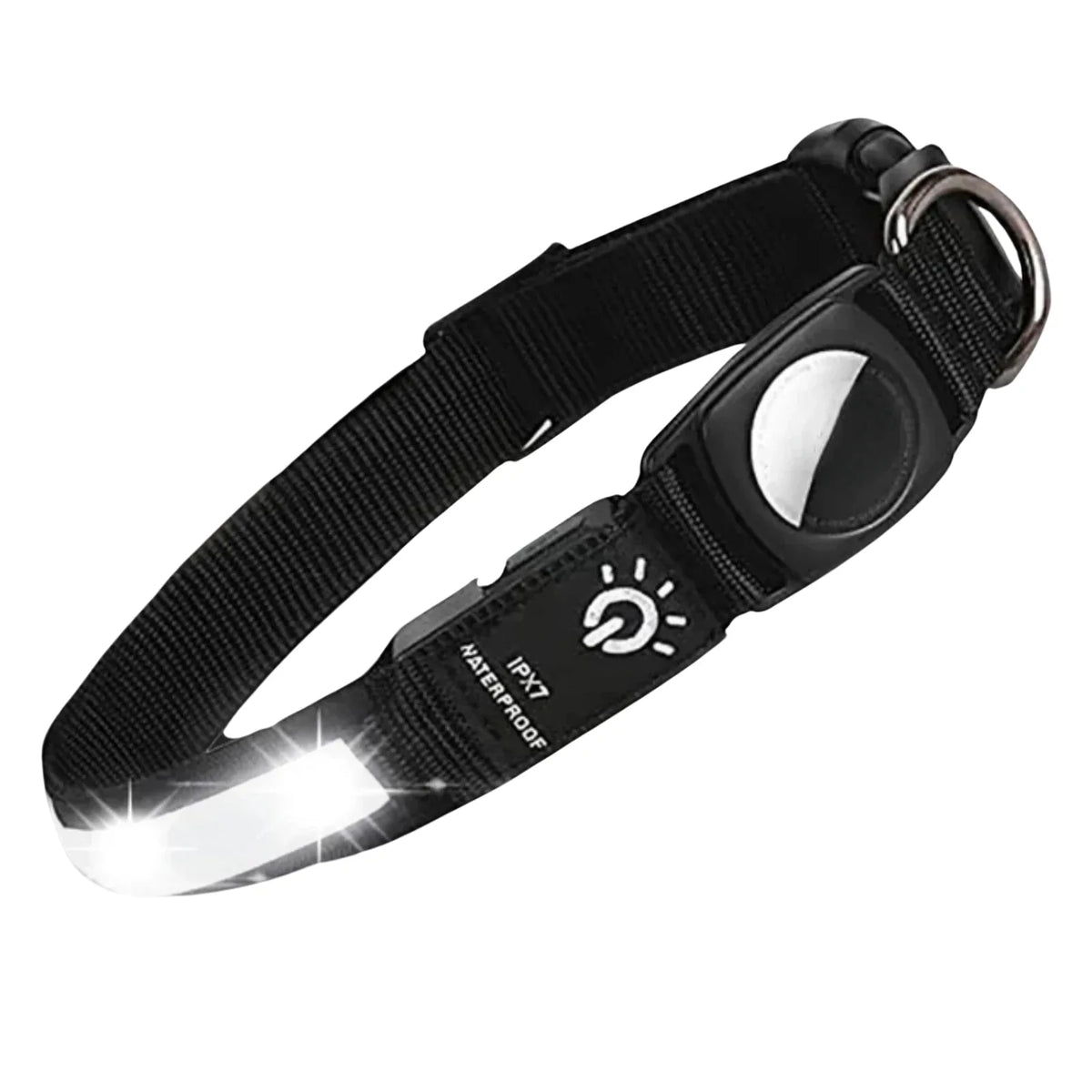 Dog Collar | USB-Rechargeable LED & AirTag Compatible