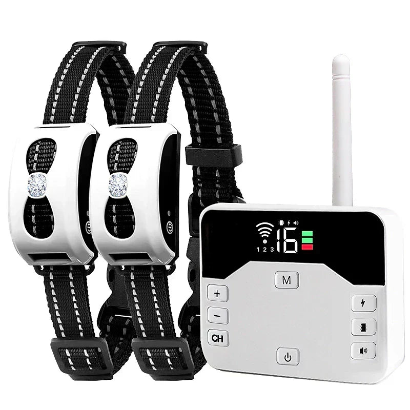 Dog Containment System | 2-in-1 Wireless Fence & Training Collar | 300 m Range