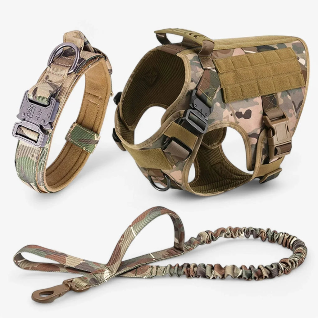 Dog Harness | Vest-Style Padded Handle & Reflective Nylon