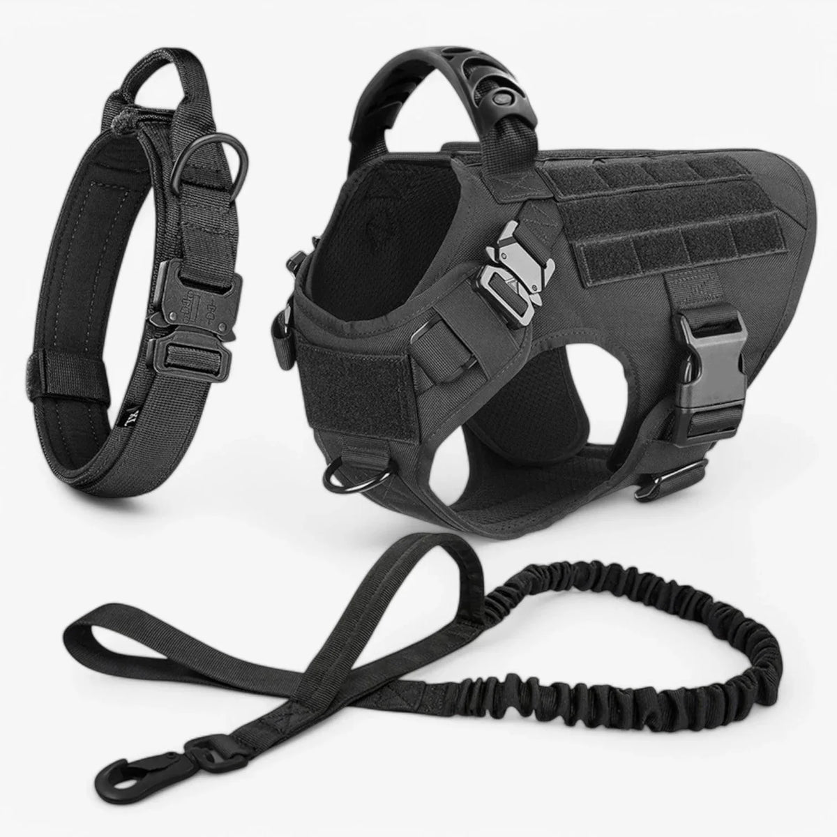 Dog Harness | Vest-Style Padded Handle & Reflective Nylon
