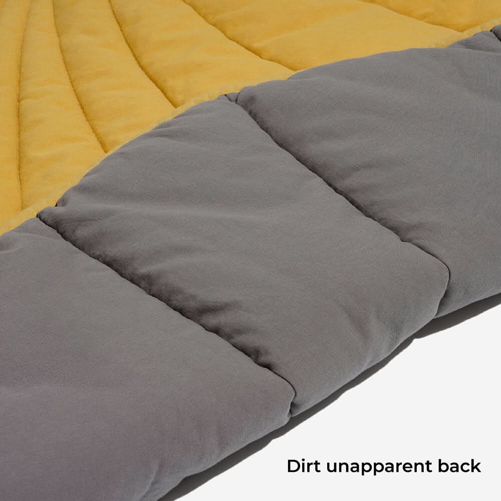Dog Mat | Leaf-Shaped Cotton-Polyester & Machine-Washable | For Medium & Large Dogs