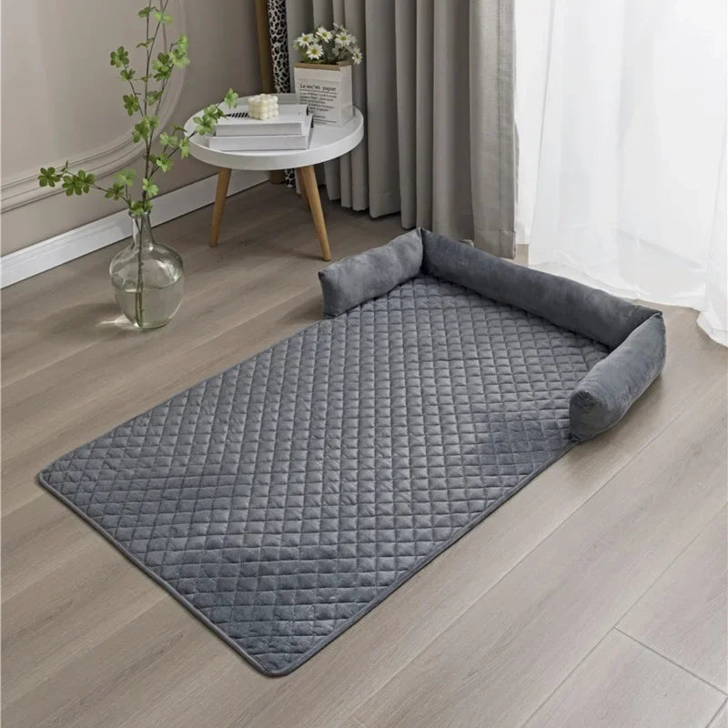 Dog Mat | Waterproof Padded & Raised Edges | Machine-Washable