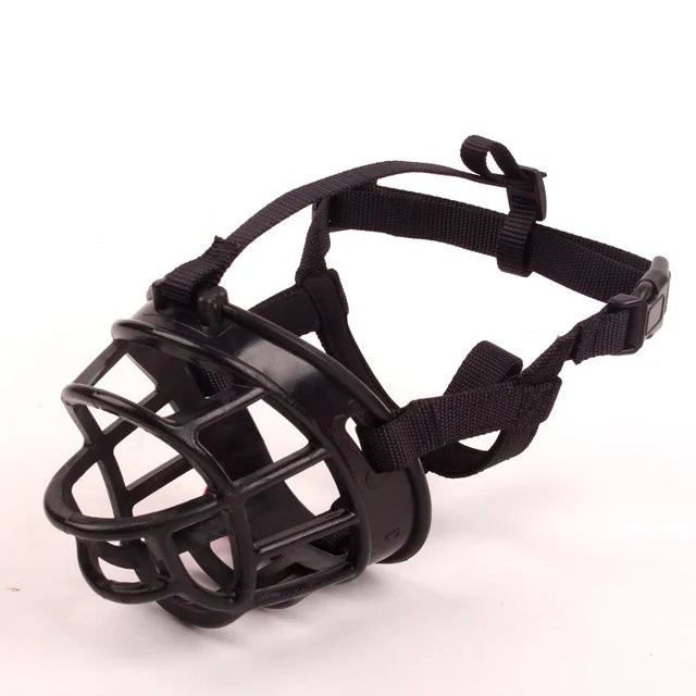 Dog Muzzle | Soft Skin-Friendly Silicone & Adjustable Straps | Small–Large Sizes