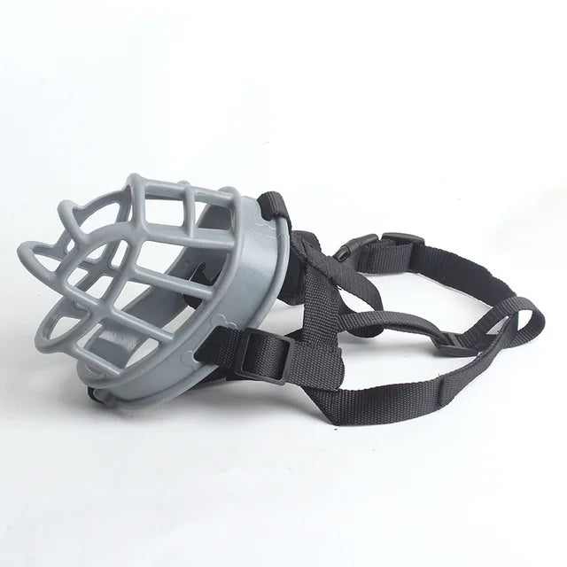 Dog Muzzle | Soft Skin-Friendly Silicone & Adjustable Straps | Small–Large Sizes