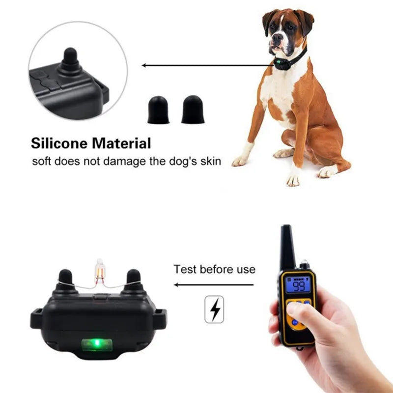 Dog Training Collar | Waterproof & Rechargeable | 800 m Range
