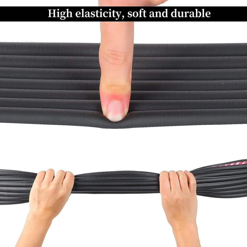 Door & Window Sealing Tape | Self-Adhesive Nylon & Foam | 2 m Roll