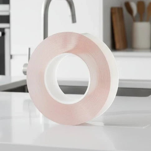 Double-Sided Tape | Strong Clear Adhesive & Residue-Free | Multiple Sizes