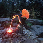 Dragon Fountain | Fire-Breathing Resin Water Feature | 30 x 30 x 25 cm