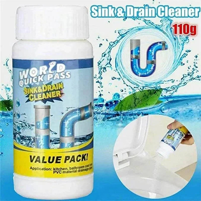 Drain & Pipe Cleaner | High-Density Foam & Non-Corrosive