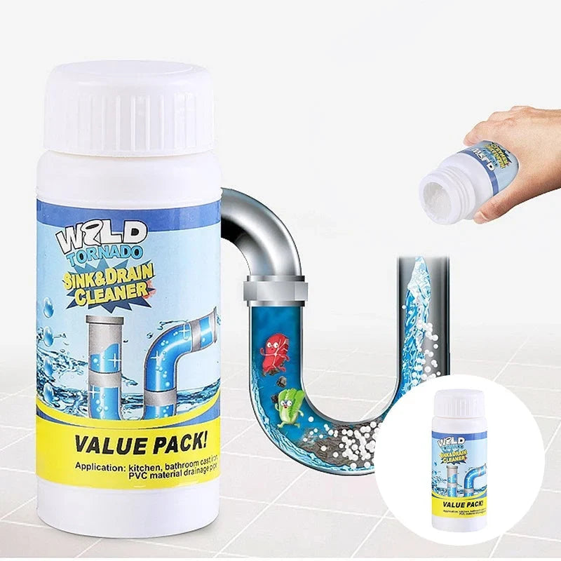 Drain & Pipe Cleaner | High-Density Foam & Non-Corrosive