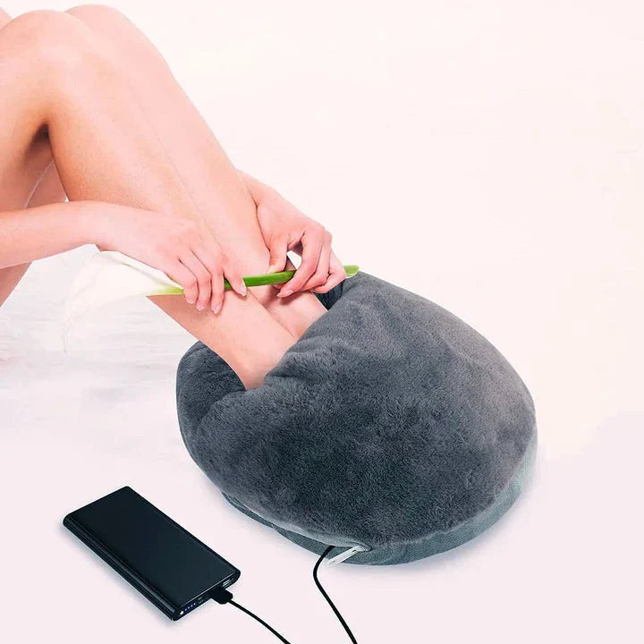 Electric Foot Warmer | XL Plush & Adjustable Heat