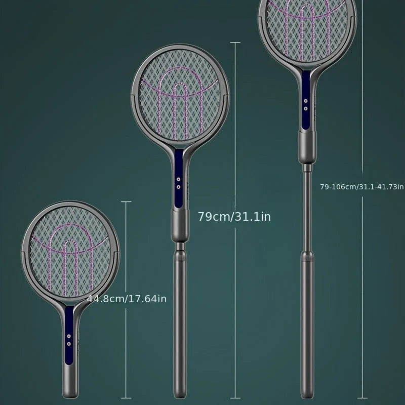 Electric Mosquito Swatter | USB Rechargeable & UV Light