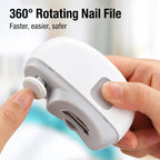 Electric Nail Clipper | 3-in-1 Trim, File & Polish | USB-Rechargeable