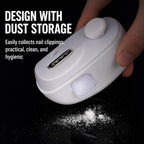 Electric Nail Clipper | 3-in-1 Trim, File & Polish | USB-Rechargeable