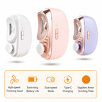 Electric Nail Clipper | 3-in-1 Trim, File & Polish | USB-Rechargeable