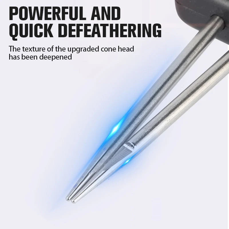 Electric Poultry Plucker | Handheld Rechargeable & Gentle Cone Needles