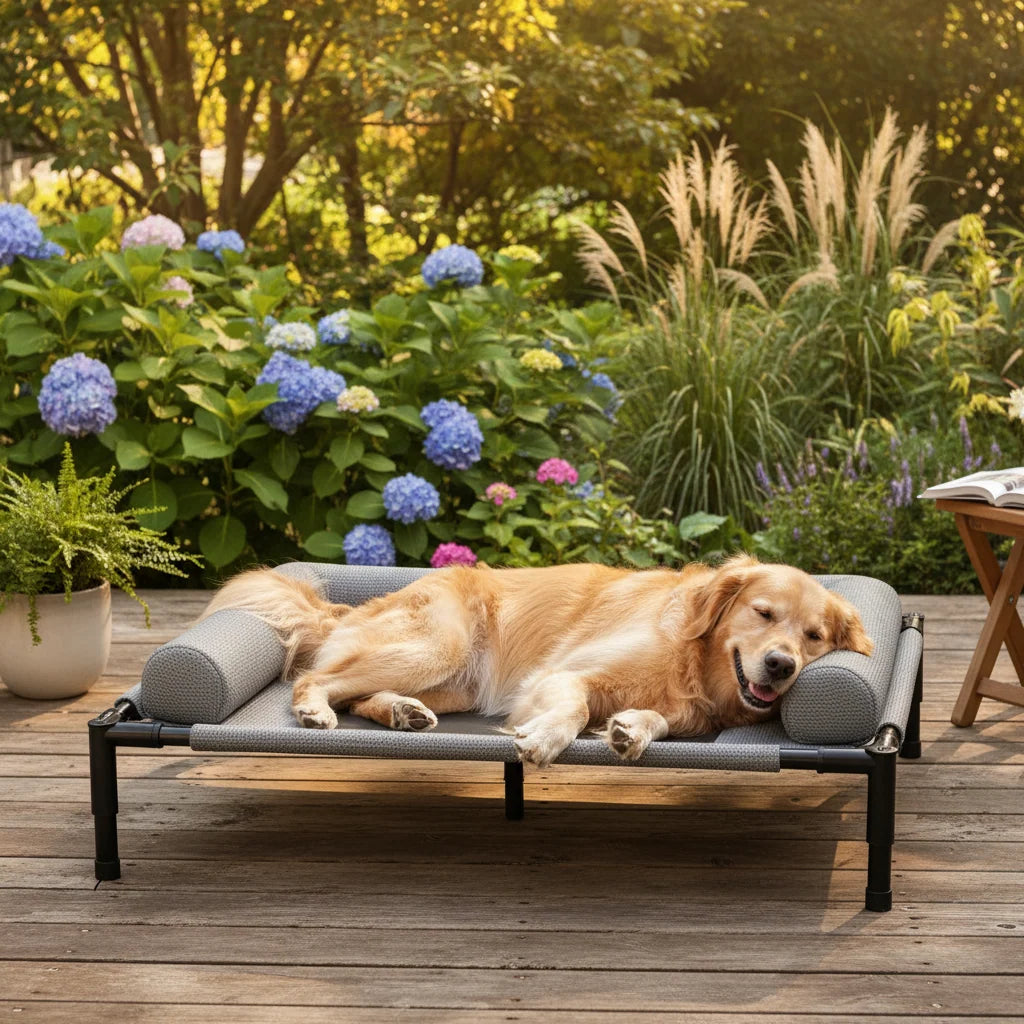 Elevated Dog Bed | Ventilated Mesh & Durable Steel Frame