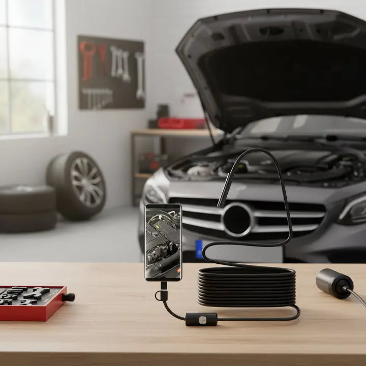 Endoscope Camera | Plug-And-Play 1920×1440 HD & IP67 Waterproof | 5 m Cable