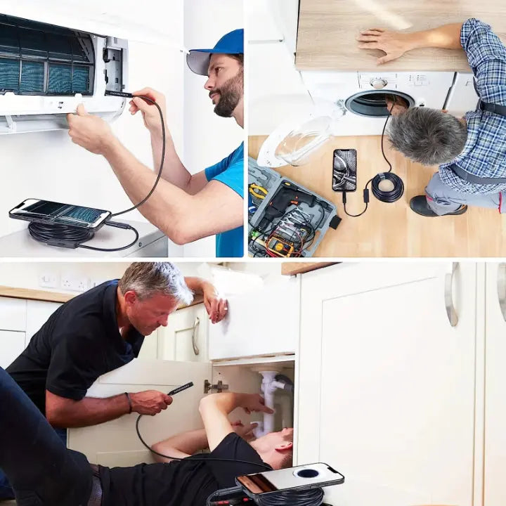 Endoscope Camera | Plug-And-Play 1920×1440 HD & IP67 Waterproof | 5 m Cable