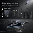 Endoscope Camera | Plug-And-Play 1920×1440 HD & IP67 Waterproof | 5 m Cable
