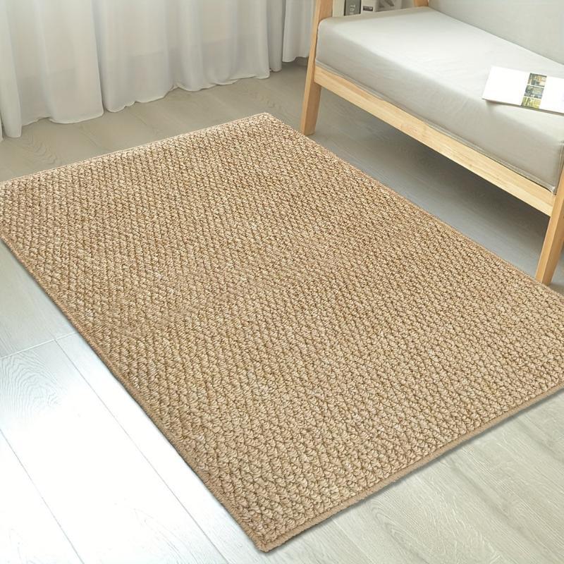 Entryway Doormat | Jute-Look Slip-Resistant & Machine-Washable