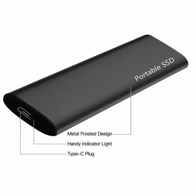 External Hard Drive | USB-C High-Speed & Slim Portable | 4 TB