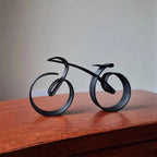 Fahrradskulptur | Minimalistisch & Modern | Schreibtisch- & Regaldekoration