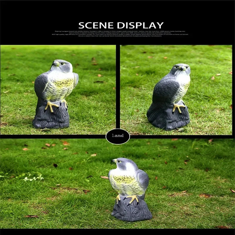 Falcon Decoy | Lifelike Bird Deterrent & Weather-Resistant | 40 x 17.5 x 17 cm