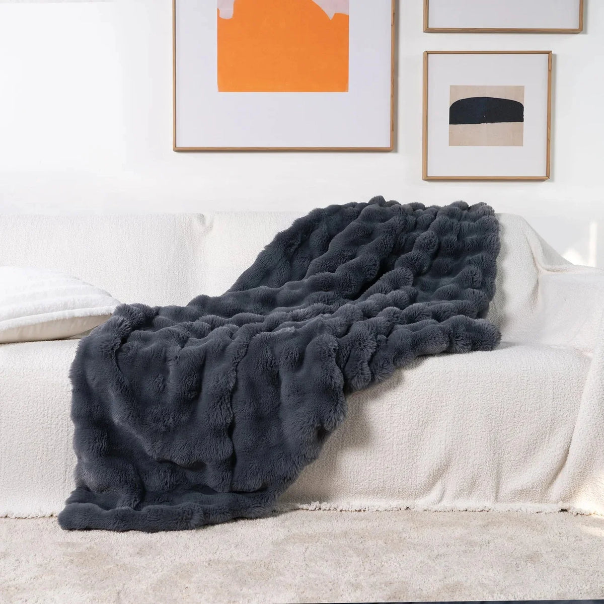 Faux Fur Blanket | Ultra-Soft Double-Lined All-Season