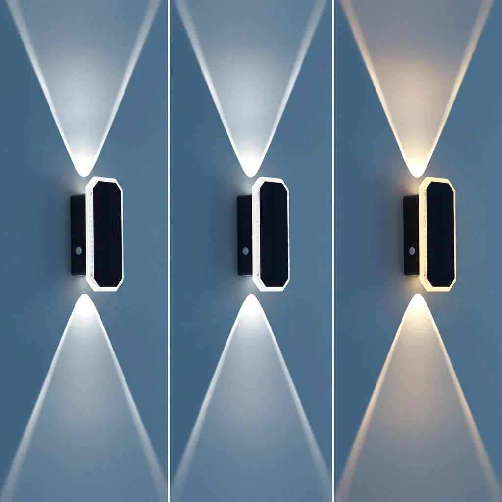 Fence Light | Solar-Powered Up & Down LED | IP65 Weatherproof
