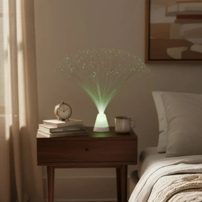 Fiber Optic Light | Multicolor LED & Battery-Powered