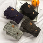 Fingerless Gloves | Touchscreen Compatible & Soft Acrylic Knit | One Size