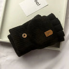 Fingerless Gloves | Touchscreen Compatible & Soft Acrylic Knit | One Size